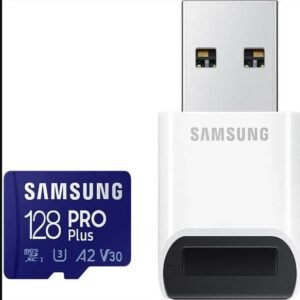 Memoria microSD 128 GB Clase 10 U3 con adaptador SD para video 4K