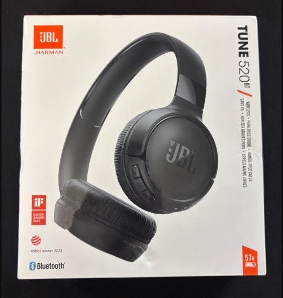 Audífonos de diadema JBL Tune 520BT Bluetooth 5.3 57 horas de autonomía