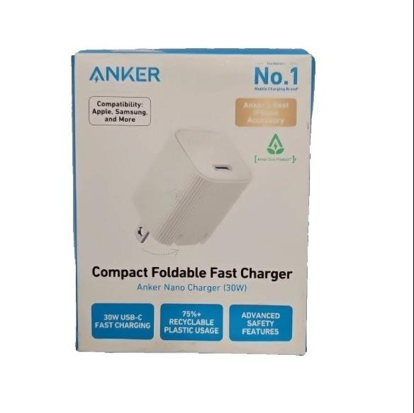 Cargador de pared Anker Nano 30W USB-C carga rápida Power Delivery