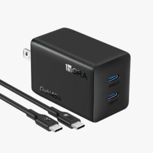 Cargador de pared 1Hora 45W GaN USB-C doble puerto