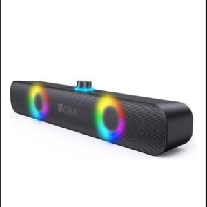 Barra de sonido Bluetooth 1Hora BOC241 con luces LED RGB 10W