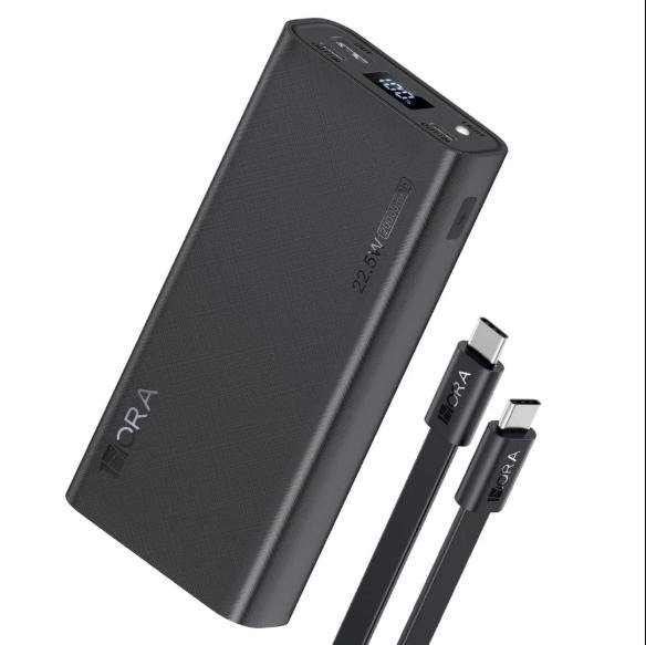 Power bank 1Hora 20.000 mAh 22.5W con pantalla digital GAR158