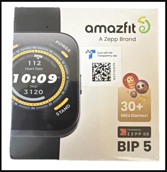 Smartwatch Amazfit Bip 5 GPS 10 días autonomía 1.91" pantalla grande